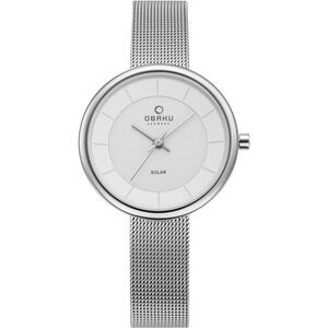 Obaku Women's Lys White Dial Watch - V206LRCWMC